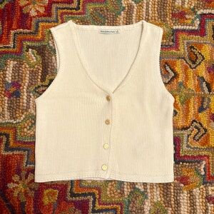 WORN ONCE Abercrombie Sweater Vest